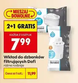 Biedronka Wkład do dzbanków filtrujących Dafi oferta