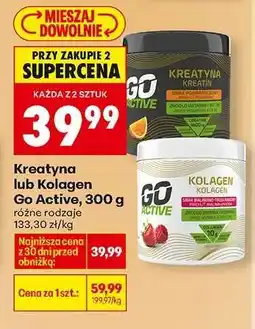 Biedronka Kreatyna lub Kolagen Go Active, 300 g oferta