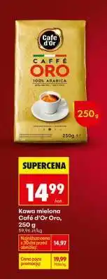 Biedronka Kawa mielona Cafe d’Or Oro, 250 g oferta