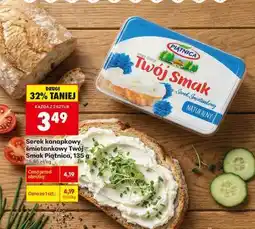 Biedronka Serek kanapkowy śmietankowy Twój Smak Piatnica, 135 g oferta