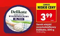 Biedronka Serek wiejski wysokobiałkowy Delikate, 200 g oferta