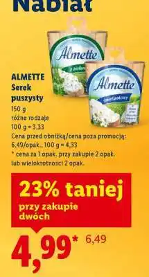 Lidl Almette Serek puszysty oferta