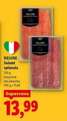 Lidl DELUXE Salami spianata oferta