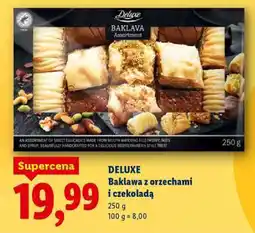 Lidl Deluxe Baklawa z orzechami i czekoladą oferta