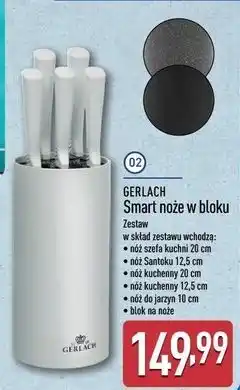 ALDI GERLACH Smart noże w bloku oferta