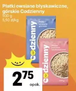Delikatesy Centrum Płatki owsiane błyskawiczne, górskie Codzienny oferta