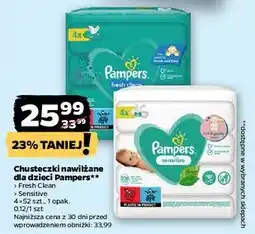 Netto Chusteczki nawilżane Pampers oferta
