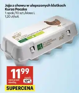 Delikatesy Centrum Jaja z chowu w ulepszonych klatkach Kurza Paczka oferta