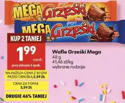 Delikatesy Centrum Wafle Grześki Mega oferta