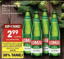 Delikatesy Centrum Piwo Łomża oferta