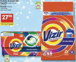 Delikatesy Centrum Produkty do prania Vizir: Kapsułki 22 szt., Proszek oferta