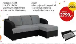 Black Red White narożnik Merin oferta