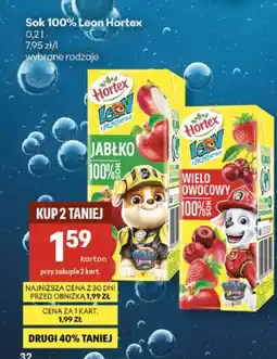 Delikatesy Centrum Sok 100% Leon Hortex oferta
