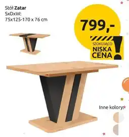 Black Red White stół Zatar oferta