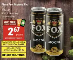 Delikatesy Centrum Piwo Fox Mocne 7% oferta