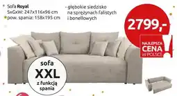 Black Red White sofa Royal oferta