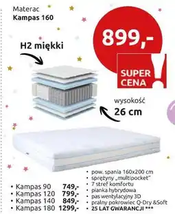Black Red White materac Kompas 160 oferta