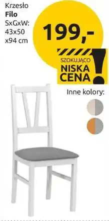 Black Red White krzesło Filo oferta