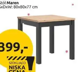 Black Red White stół Maren oferta