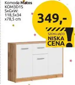 Black Red White komoda Matos KOM3D1S oferta