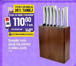 Polomarket Komplet noży jasny lub ciemny w bloku Zavio oferta