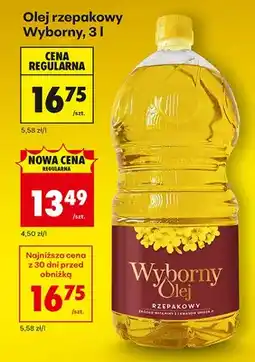 Biedronka Olej rzepakowy oferta