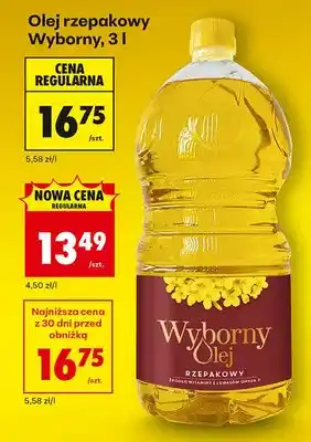 Biedronka Olej rzepakowy oferta