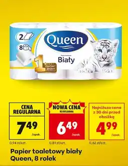 Biedronka Papier toaletowy biały 8 rolek oferta