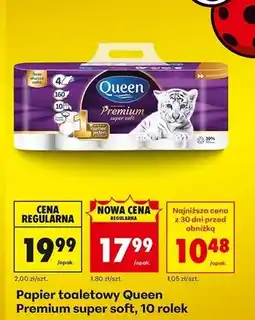 Biedronka Papier toaletowy Premium super soft 10 rolek oferta