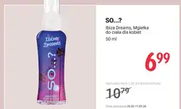 Rossmann Mgiełka do ciała dla kobiet Ibiza Dreams oferta