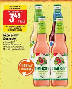 Polomarket Napój piwny Somersby, wybrane rodzaje Carlsberg oferta