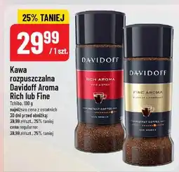 Polomarket Kawa rozpuszczalna Davidoff Aroma Rich lub Fine oferta