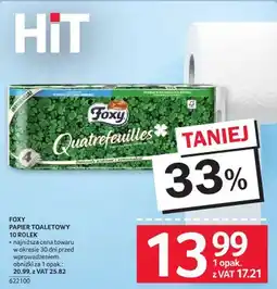 Selgros Papier toaletowy Foxy Quatrefeuilles 10 rolek oferta