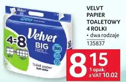 Selgros Papier toaletowy Velvet 4 rolki oferta