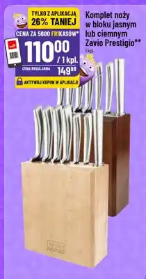 Polomarket Komplet noży w bloku jasnym lub ciemnym oferta