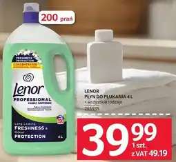 Selgros Płyn do płukania Lenor Professional 4L - wszystkie rodzaje oferta