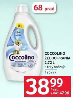 Selgros Żel do prania Coccolino 2.72L - trzy rodzaje oferta