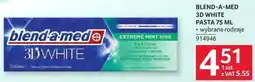 Selgros Pasta do zębów Blend-a-med 3D White oferta