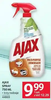 Selgros Spray Ajax Multi-Purpose 750 ml - trzy rodzaje oferta