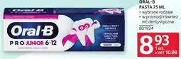 Selgros Pasta do zębów Oral-B Pro Junior oferta