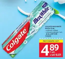 Selgros Pasta do zębów Colgate Max White oferta