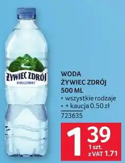 Selgros Woda Żywiec Zdrój oferta