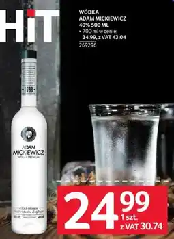 Selgros Wódka Adam Mickiewicz 40% oferta