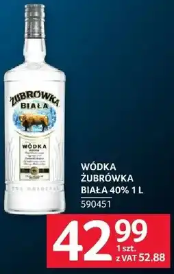 Selgros Wódka Żubrówka Biała 40% oferta