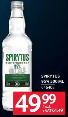 Selgros Wódka Spirytus 95% oferta