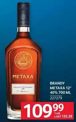 Selgros Brandy Metaxa 12* 40% oferta