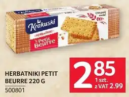 Selgros Herbatniki petit beurre Krawczyk oferta