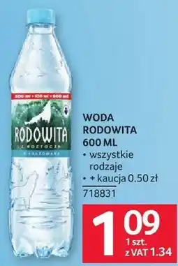 Selgros Woda Rodowita oferta