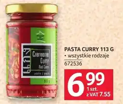 Selgros Pasta curry 113g wszystkie rodzaje oferta