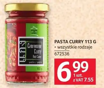 Pasta curry 113g wszystkie rodzaje
